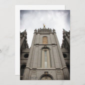 mormon liebt salzsee city ut temple Einladung (Vorne/Hinten)