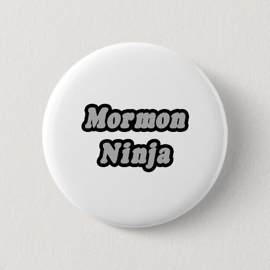 Mormon Ninja Button (Vorderseite)
