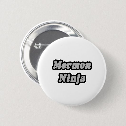Mormon Ninja Button (Vorne & Hinten)