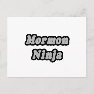 Mormon Ninja Postkarte