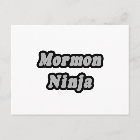 Mormon Ninja Postkarte (Vorderseite)