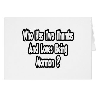 Mormon Pride Joke... Zwei Daumen