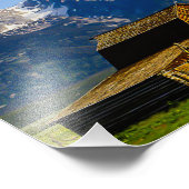 Mormon Row Barn Grand Tetons Fotodruck (Ecke)