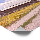 Mormon Row Barns, Grand Teton Nationalpark Poster (Ecke)