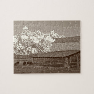 Mormon Row - Grand Teton Mountains - 8x10 - 110 pc Puzzle