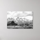 Mormon Row Grand Teton Wrapped Canvas Leinwanddruck (Vorderseite)