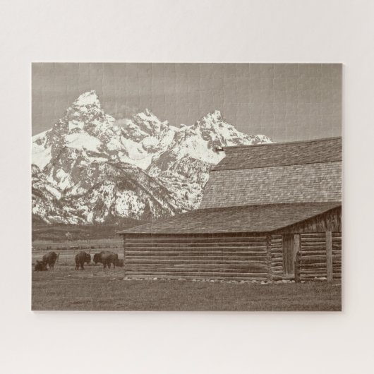 Mormon Row - Grand Tetons - 16x20 - 520 Stk. Puzzle (Horizontal)