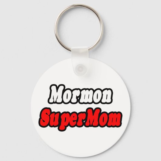 Mormon SuperMom Schlüsselanhänger (Vorderseite)