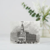 Mormon Temple at Salt Lake, 1854 Postkarte (Stehend Vorderseite)
