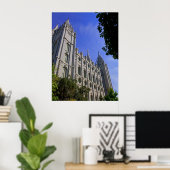 Mormon Temple Poster (Heimbüro)