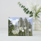Mormon Temple, Salt Lake City, Utah Postkarte (Stehend Vorderseite)