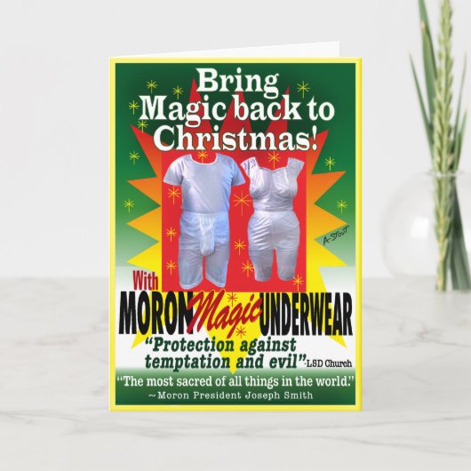 MORMON UNDERWEITE - KARTE (Vorderseite)