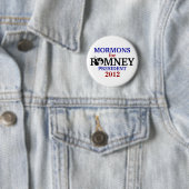 Mormonen für Romney 2012 Button (Beispiel)