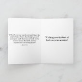 Mormonischer Missionar: Genannt, um Gruß-Karte zu Karte (Innenseite)