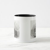 Mormonischer Tempel in Salt Lake, 1854 Tasse (Zentrum)