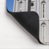 Mormonischer Tempel (LDS) in Salt Lake City, Utah Mousepad (Ecke)