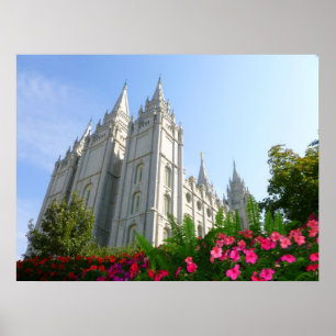 Mormonischer Tempel Poster