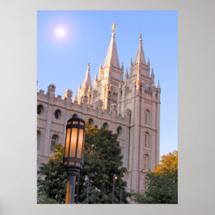 Mormonischer Tempel Salt Lakes Poster