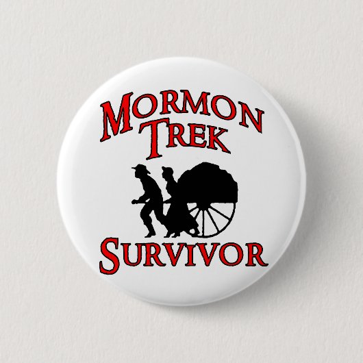 mormonischer Wanderungsüberlebender Button (Vorderseite)
