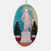 Mormonisches Christus Weihnachten Keramikornament (Rechts)