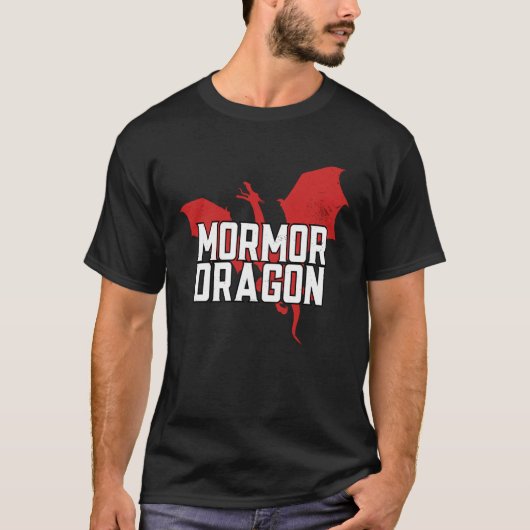 Mormor Dragon Mother s Day T-Shirt (Vorderseite)