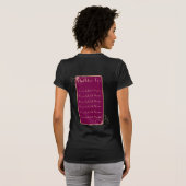"MorMor" Lila T-Shirt (Schwarz voll)