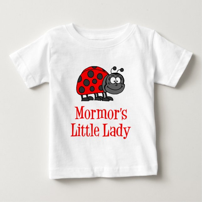 Mormors kleine Lady Baby T-shirt (Vorderseite)