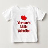 Mormor's Little Valentine Baby T-shirt (Vorderseite)