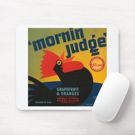 Mornin Judge Grapefruit and Orange Mousepad (Mit Mouse)