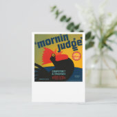 Mornin Judge Grapefruit and Orange Postkarte (Stehend Vorderseite)
