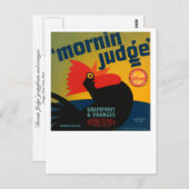 Mornin Judge Grapefruit and Orange Postkarte (Vorne/Hinten)