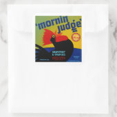 Mornin Judge Quadratischer Aufkleber (Tasche)