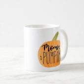 Mornin’ Pumpkin-Tasse - Niedlicher Fall Coffee Cup Kaffeetasse (VorderseiteRechts)