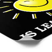 Morning Alone Funny Poster blass (Ecke)