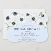 Morning Anemone | Blumenhochzeit Einladung (Vorderseite)