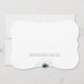 Morning Anemone | Blumenhochzeit Einladung (Rückseite)