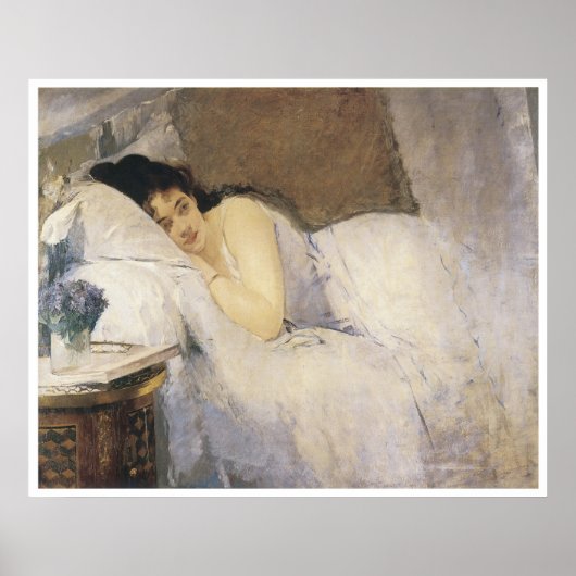 Morning Awakening 1877-78, Eva Gonzales Poster (Vorne)