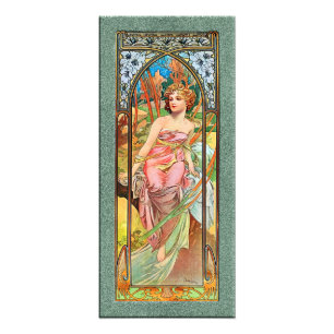 Morning Awakening von Alphonse Mucha Fotodruck