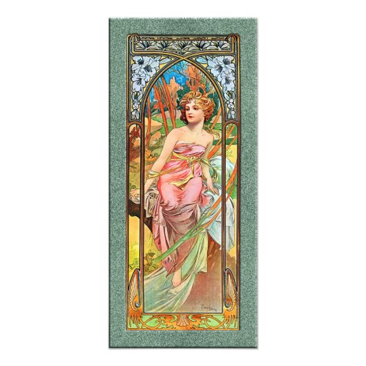 Morning Awakening von Alphonse Mucha Fotodruck (Vorne)