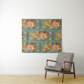 Morning Awakening von Alphonse Mucha Wandteppich (Beispiel (Horizontal))