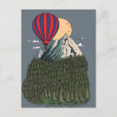 Morning Balloon Ride Postkarte (Vorderseite)