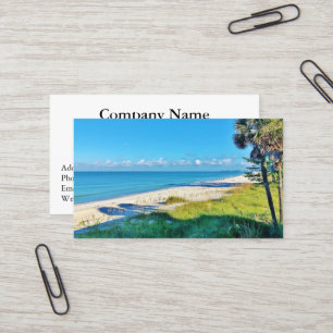 Morning Beach Business Cards Visitenkarte