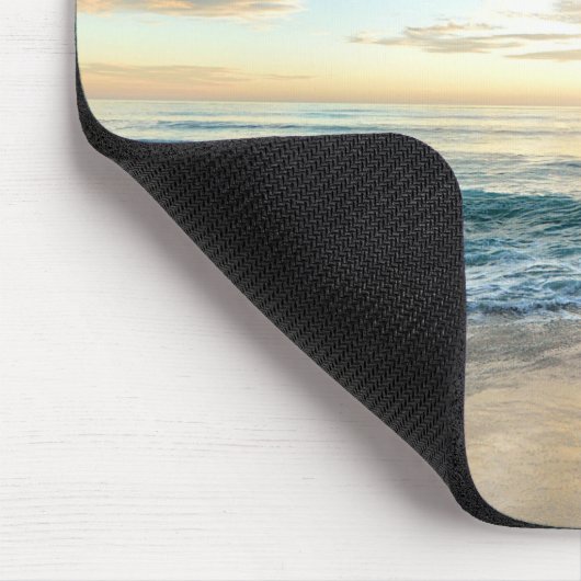Morning Beach Seagulls Mousepad (Ecke)