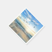 Morning Beach Seagulls Serviette (Ecke)