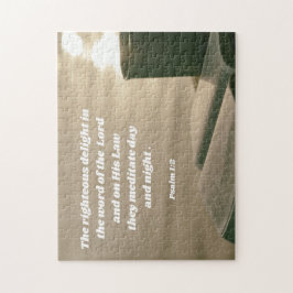 Morning Bible Study Psalm 1 Bible Verse Puzzle