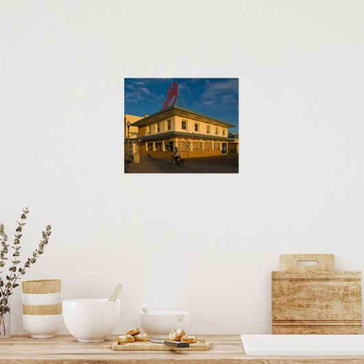 Morning Biker Poster (Küche)