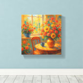 Morning Bliss - farbenfrohe Leinwand (Insitu (Holzboden))