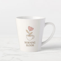 Morning Bloom | Ästhetischer Blumen-Kaffeebecher 