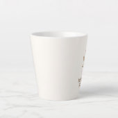 Morning Bloom | Ästhetischer Blumen-Kaffeebecher Milchtasse (Vorderseite)