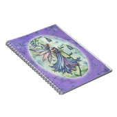 Morning Blue Blume Fee Notebook Notizblock (Rechte Seite)